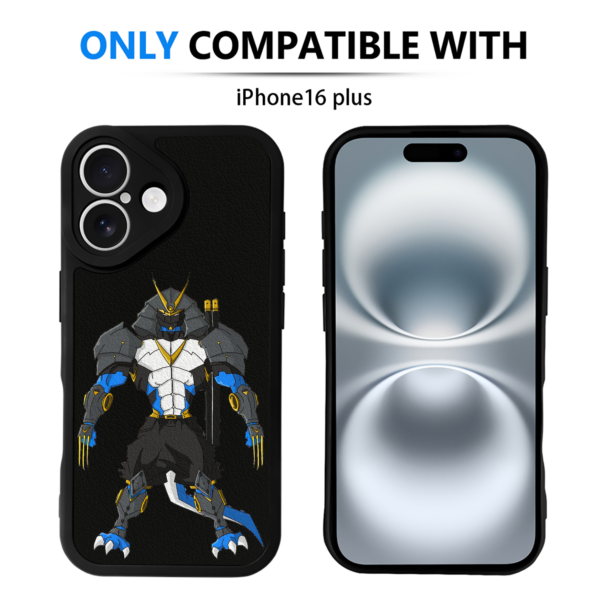 （画像用） Digimon デジタルモンスター/デジモン 【iPhone 16シリーズ対応】シリコンスマホケース（レザー調） 材質：シリコン
